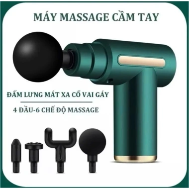 Súng massage cầm tay mini 6 cấp độ chính hãng - Giảm đau mỏi cơ, chỉ 90.000 VND