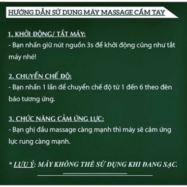 Súng massage cầm tay mini 6 cấp độ chính hãng - Giảm đau mỏi cơ, chỉ 90.000 VND