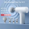 Súng massage cầm tay mini MISUMA 6 cấp độ, cảm biến lực nhấn, 4 đầu đa năng - Giảm đau cơ, chỉ 159.000₫ 8