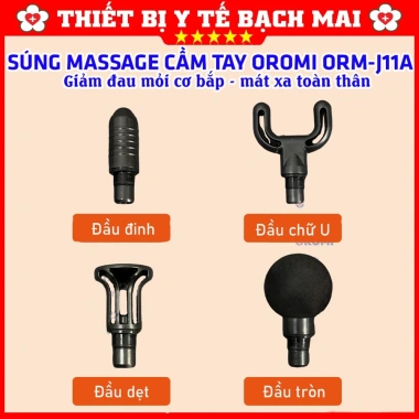 Súng Massage Cầm Tay OROMI ORM-J11A Giảm Đau Cơ Bắp, Mát Xa Toàn Thân, Giá 453.000đ 7