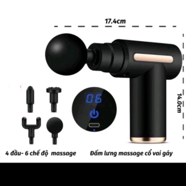 Súng Massage Cầm Tay Tiện Lợi: Công Nghệ Rung 3D, Giảm Đau Nhẹ Nhàng, Giá Chỉ 157.000 VND 5