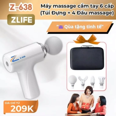 Súng massage cầm tay Zlife mini 16 đầu 99 cấp độ - Giá ưu đãi 189.000₫ 10