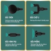 Súng Massage Mini Cầm Tay Máy Mát Xa 4 Đầu Thay Thế 32 Cấp Độ Giá 139.000 9