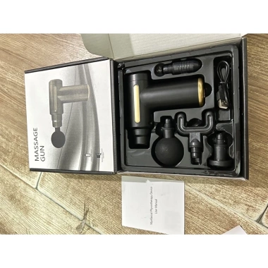 Súng Massage Mini Cầm Tay Máy Mát Xa 4 Đầu Thay Thế 32 Cấp Độ Giá 139.000