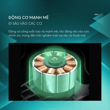 Súng Máy Massage Cầm Tay DELA SMS06 - 99 Cấp Độ, 8 Đầu Đa Năng, Giá 445.000 VND 5
