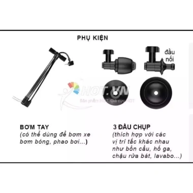 Súng Thông Tắc Bồn Cầu Cao Cấp An Toàn - Hiệu Quả Tức Thì, Giá 209.000 VNĐ 6
