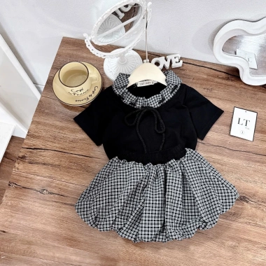 Sunkids Set Áo Thun và Chân Váy Lót Trong Cho Bé Gái 10-33kg Giá Ưu Đãi 146.250đ 4