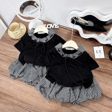 Sunkids Set Áo Thun và Chân Váy Lót Trong Cho Bé Gái 10-33kg Giá Ưu Đãi 146.250đ 5