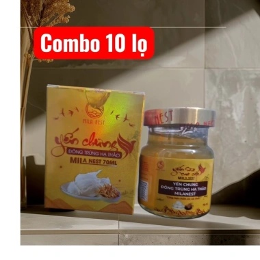 SUNNEST Combo 10 lọ yến sào 70ml - Hồi phục sức khỏe, giảm giá 179.999₫, có hộp 7