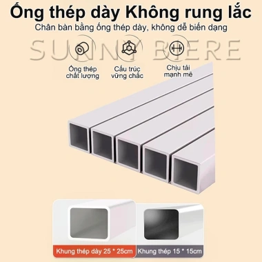 SUNNY Bàn Học Xếp Gọn Di Động 60x40x65-87cm Gấp Lại Tiết Kiệm Diện Tích Chắc Chắn Giá 269.000đ 3 SUNNY Bàn Học Xếp Gọn Di Động 60x40x65-87cm Gấp Lại Tiết Kiệm Diện Tích Chắc Chắn Giá 269.000đ 3
