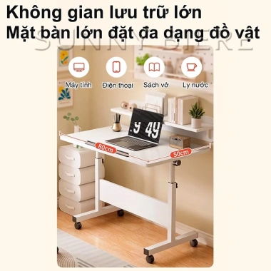 SUNNY Bàn Học Xếp Gọn Di Động 60x40x65-87cm Gấp Lại Tiết Kiệm Diện Tích Chắc Chắn Giá 269.000đ 8 SUNNY Bàn Học Xếp Gọn Di Động 60x40x65-87cm Gấp Lại Tiết Kiệm Diện Tích Chắc Chắn Giá 269.000đ 8