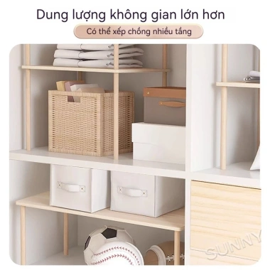 SUNNY Bàn mini tủ quần áo đa năng, hỗ trợ đồ gấp, lưu trữ gọn gàng – chỉ 79.000₫