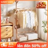 SUNNY BIERE Giá phơi quần áo đa năng tre tự nhiên - Móc treo áo khoác bền chắc 126k