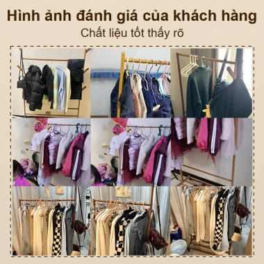 SUNNY BIERE Giá phơi quần áo đa năng tre tự nhiên - Móc treo áo khoác bền chắc 126k 2