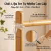 SUNNY BIERE Giá phơi quần áo đa năng tre tự nhiên - Móc treo áo khoác bền chắc 126k 4