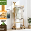 SUNNY BIERE Giá phơi quần áo đa năng tre tự nhiên - Móc treo áo khoác bền chắc 126k 10