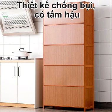 SUNNY BIERE Kệ Đựng Đồ Nhà Bếp Nhiều Tầng - Lưu Trữ Gia Vị, Bát Đĩa, Nồi Cơm Tiết Kiệm Không Gian 4