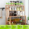 SUNNY BIERE Kệ gia vị gỗ cao su tự nhiên – Bền bỉ, chống ăn mòn, nhập khẩu, giá 92.221₫ 4