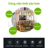SUNNY BIERE Kệ gia vị gỗ cao su tự nhiên – Bền bỉ, chống ăn mòn, nhập khẩu, giá 92.221₫ 7