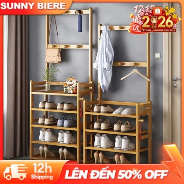 SUNNY BIERE Kệ Giày Treo Quần Áo Nón Túi Xách – Đựng Giày Dép Giảm Giá 221k