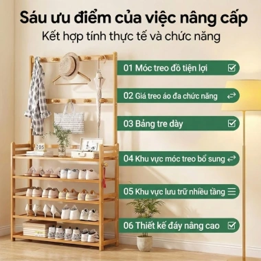 SUNNY BIERE Kệ Giày Treo Quần Áo Nón Túi Xách – Đựng Giày Dép Giảm Giá 221k