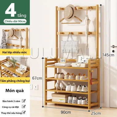 SUNNY BIERE Kệ Giày Treo Quần Áo Nón Túi Xách – Đựng Giày Dép Giảm Giá 221k