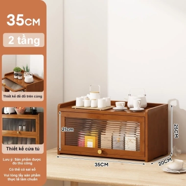 SUNNY BIERE Tủ Đa Năng Nắp Đậy Cao Cấp 1-3 Tầng - Kệ Thông Minh Giữ Đồ Nhà Bếp