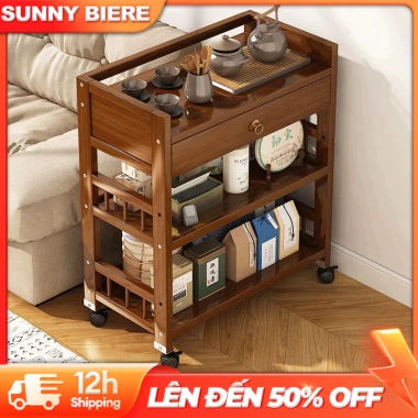 Sunny Bière Xe Đẩy Đa Năng Bồi Thường Một Trăm Phần Trăm Khi Vỡ - Kệ Tiện Lợi Giá 316.560 VND