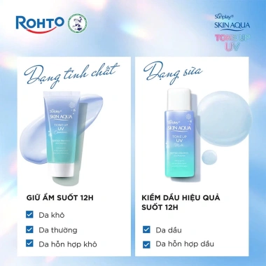 Sunplay Tone Up UV Blue SPF50+ PA++++ 50g - Kem chống nắng nâng tông da vàng, khuyết điểm đỏ 175k