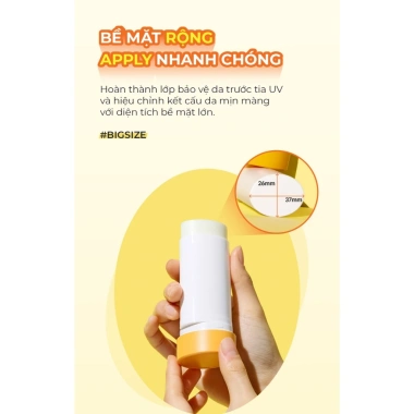 Sunstick Carezone Light Fit Velvet SPF50+ PA++++ Dạng Sáp Kiềm Dầu Chống Nắng 39g