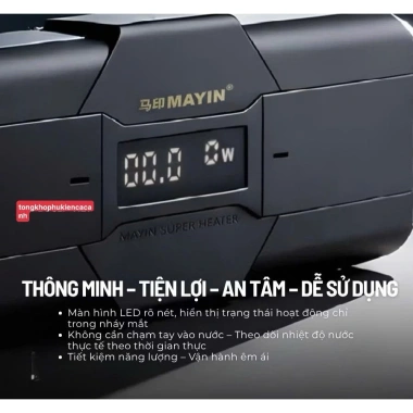 Sưởi bể cá Mayin TITAN 2.025 tự ngắt khi hết nước, tiết kiệm điện 70%, bền, an toàn cá 4