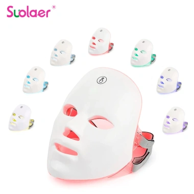 Suolaer Mặt Nạ LED Photon 7 Màu - Trẻ Hóa Da, Ánh Sáng Đỏ, Chăm Sóc Da 247.500₫