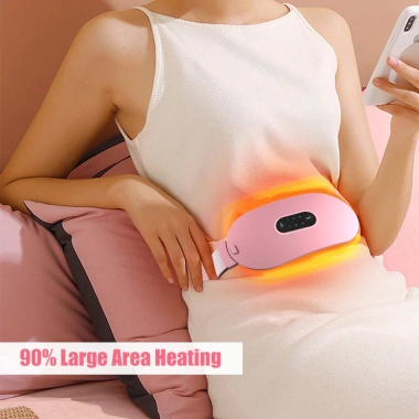Suolaer Máy Mát Xa Điện Rung & Làm Nóng Đai Kinh Nguyệt – Giá 271.700đ, giảm đau Colic, ấm eo 5