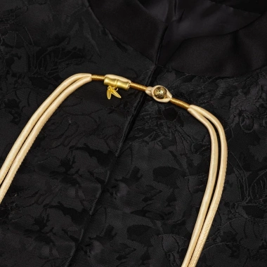 Sườn Xám Đĩa Nút Dệt Tay Tre Vàng Đuôi Dài – Phù hợp Hanfu, Giá 76.099₫ 11.11 11
