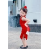 Sườn Xám Nhung cho Bé Gái - Đồ Truyền Thống Trung Thu Lễ Tết, Giá Siêu Ưu Đãi 99k 6