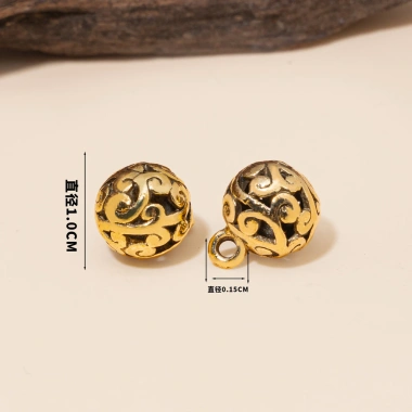 Sườn Xám Nút Hợp Kim Kẽm – Hạt Kim Đám Mây, Phù hợp Hanhanfu Retro, Trang Trí DIY, Giá 83.973₫ 9