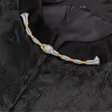 Sườn Xám Tấm Khóa Trung Hoa tay lá vàng, hạt & sợi vàng, đuôi dài, phù hợp Hanfu, giảm giá 5.9k 16 Sườn Xám Tấm Khóa Trung Hoa tay lá vàng, hạt & sợi vàng, đuôi dài, phù hợp Hanfu, giảm giá 5.9k 16