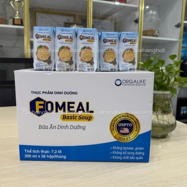 súp ăn liền Fomeal Basic Soup 200ml - Thùng 36 hộp, giá ưu đãi 1,188,000 VND, dinh dưỡng nhanh gọn 4 súp ăn liền Fomeal Basic Soup 200ml - Thùng 36 hộp, giá ưu đãi 1,188,000 VND, dinh dưỡng nhanh gọn 4