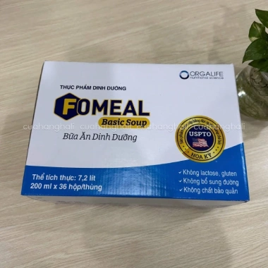 súp ăn liền Fomeal Basic Soup 200ml - Thùng 36 hộp, giá ưu đãi 1,188,000 VND, dinh dưỡng nhanh gọn 6 súp ăn liền Fomeal Basic Soup 200ml - Thùng 36 hộp, giá ưu đãi 1,188,000 VND, dinh dưỡng nhanh gọn 6