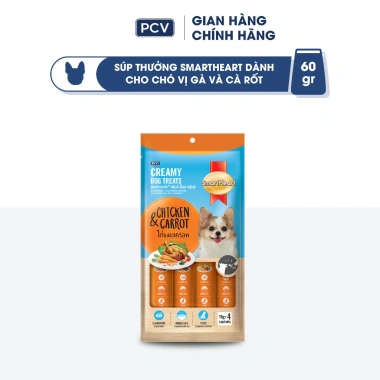 Súp thưởng chó SmartHeart 60gr 4 thanh - Nhiều vị, tặng set nón + yếm, giá 39.600 VND 3