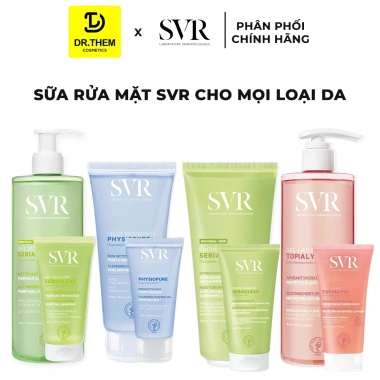 SVR sữa rửa mặt cho da dầu mụn, khô, nhạy cảm 55‑400ml túi refill giá 150.000 2