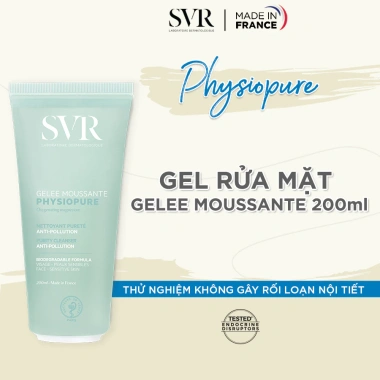 SVR sữa rửa mặt cho da dầu mụn, khô, nhạy cảm 55‑400ml túi refill giá 150.000 7