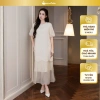 SwanLake Váy Đầm Nữ Maxi Xòe Tay Ngắn Cotton Thêu Hoa Thanh Lịch Tiệc Công Sở 605.520 VND