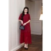 SwanLake Váy Đầm Nữ Maxi Xòe Tay Ngắn Cotton Thêu Hoa Thanh Lịch Tiệc Công Sở 605.520 VND 2