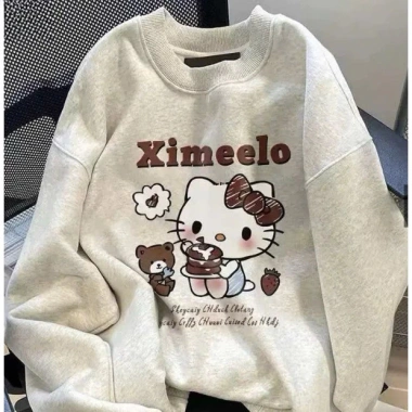 Sweater in hình mèo không bông tróc 350gsm dày dặn mùa thu đông Local Brand RTOML giá 69k 2 Sweater in hình mèo không bông tróc 350gsm dày dặn mùa thu đông Local Brand RTOML giá 69k 2