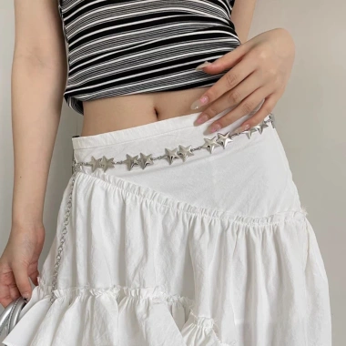 Sweet Girls Metal Star Tua Rua Thắt lưng Hip hop phụ kiện nữ giá 43.784đ giao nhanh