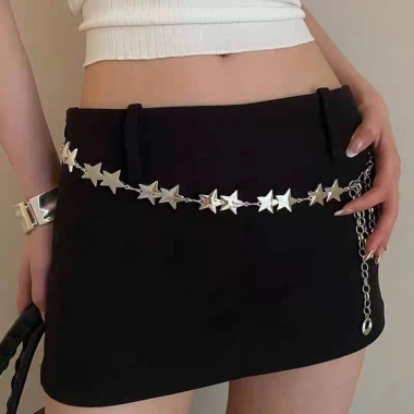 Sweet Girls Metal Star Tua Rua Thắt lưng Hip hop phụ kiện nữ giá 43.784đ giao nhanh