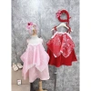 SY9 Kèm Mấn Hoa - Sét Yếm TẾT 2.026 + Váy Hoa Nguyệt Xinh Xắn cho Bé Vani Kids 139k 8