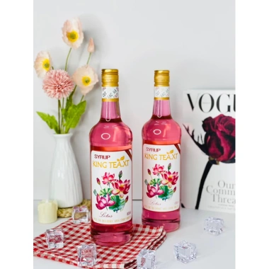 Syrup Hoa Sen Pha Chế KingTea 800ml Hương Vị Lotus Ngon Ngọt Giá 155.000₫