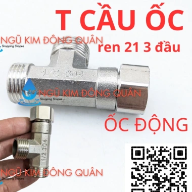 T cầu ỐC chia nước INOX SUS 304 cho bồn cầu & vòi xịt vệ sinh - Giá ưu đãi 27,820₫ 2 T cầu ỐC chia nước INOX SUS 304 cho bồn cầu & vòi xịt vệ sinh - Giá ưu đãi 27,820₫ 2
